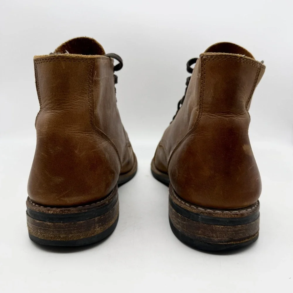 Thursday Boot Co Men's size 10 D Combat Ankle Boots Brown Leather Lace up